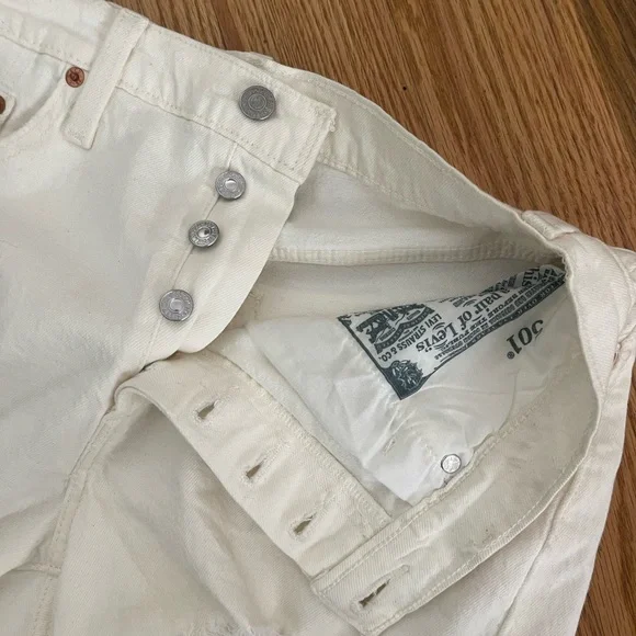 Levi’s button fly shorts sz 28 - Picture 11 of 14